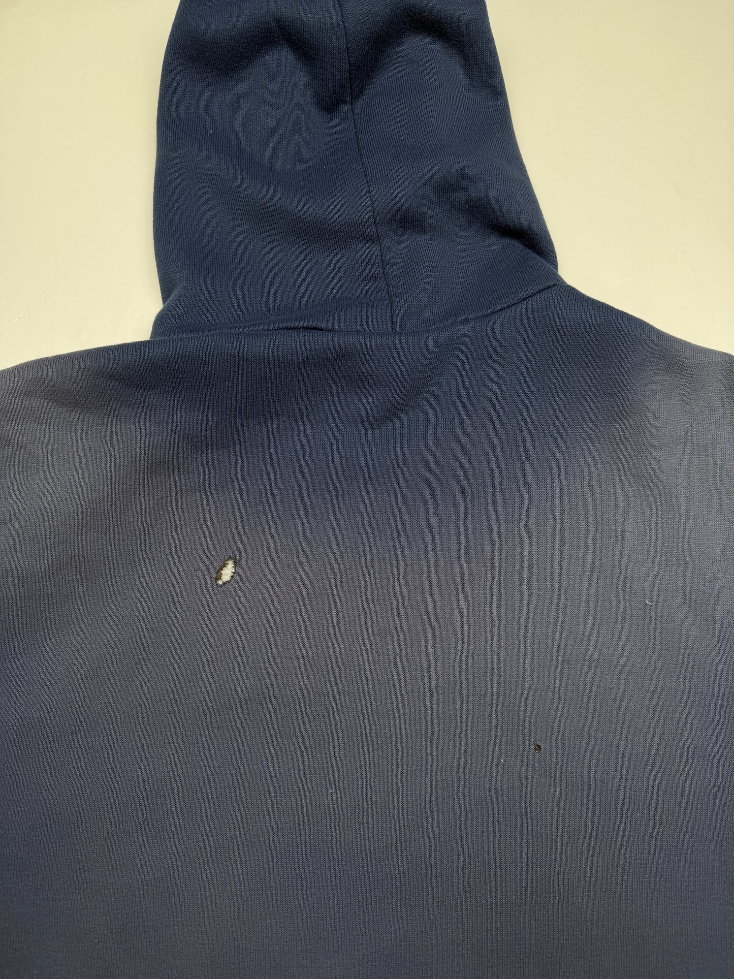 Vintage 80s/90s Muleskins Thermal Lined Blank Full Zip Hooded Sweatshirt Size XL