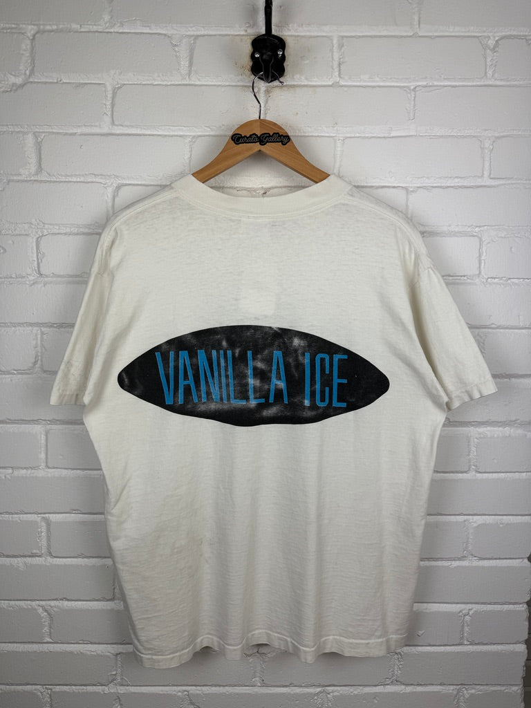 Vintage 1990 Vanilla Ice To The Extreme Tour Music Concert T Shirt Size XL