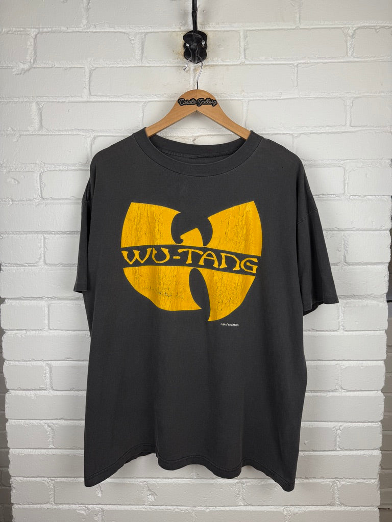 Vintage 90s Wu Tang Clan CREAM Cash Rules 36 Chambers Rap Music T Shirt Size XL