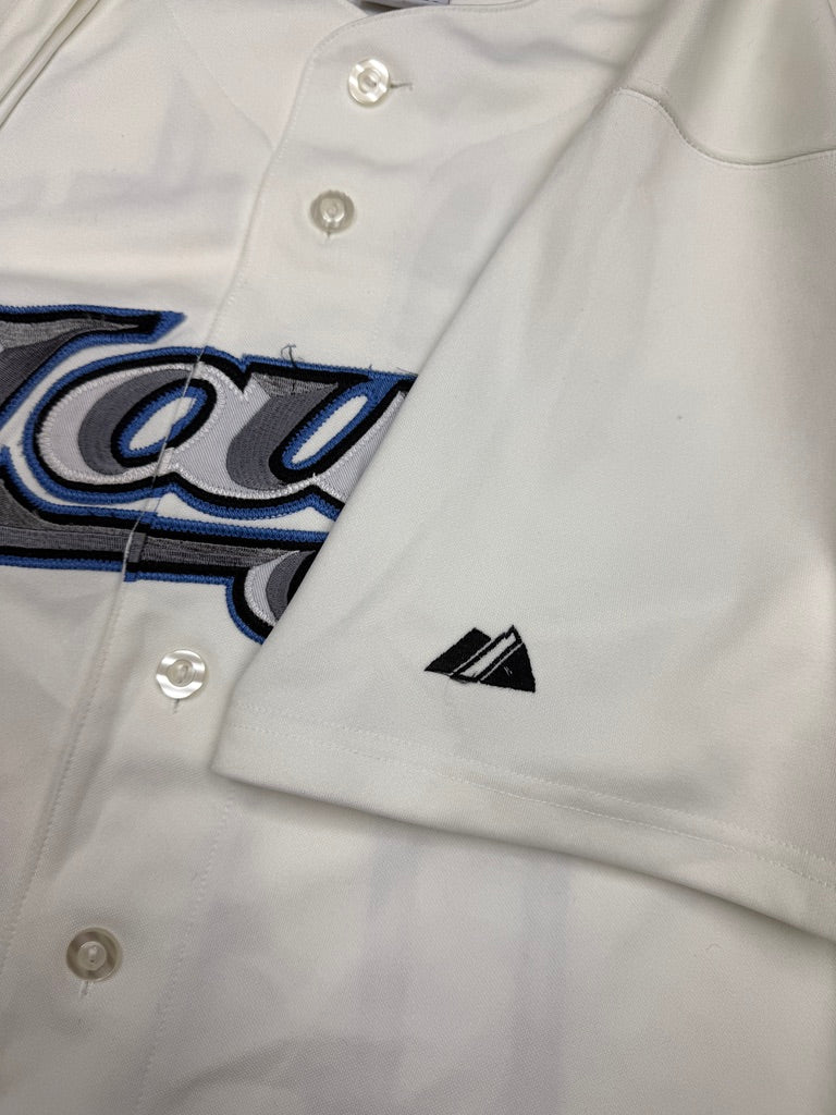 Vintage Vernon Wells Blue Jays Authentic Majestic Authentic Baseball Jersey Size 52