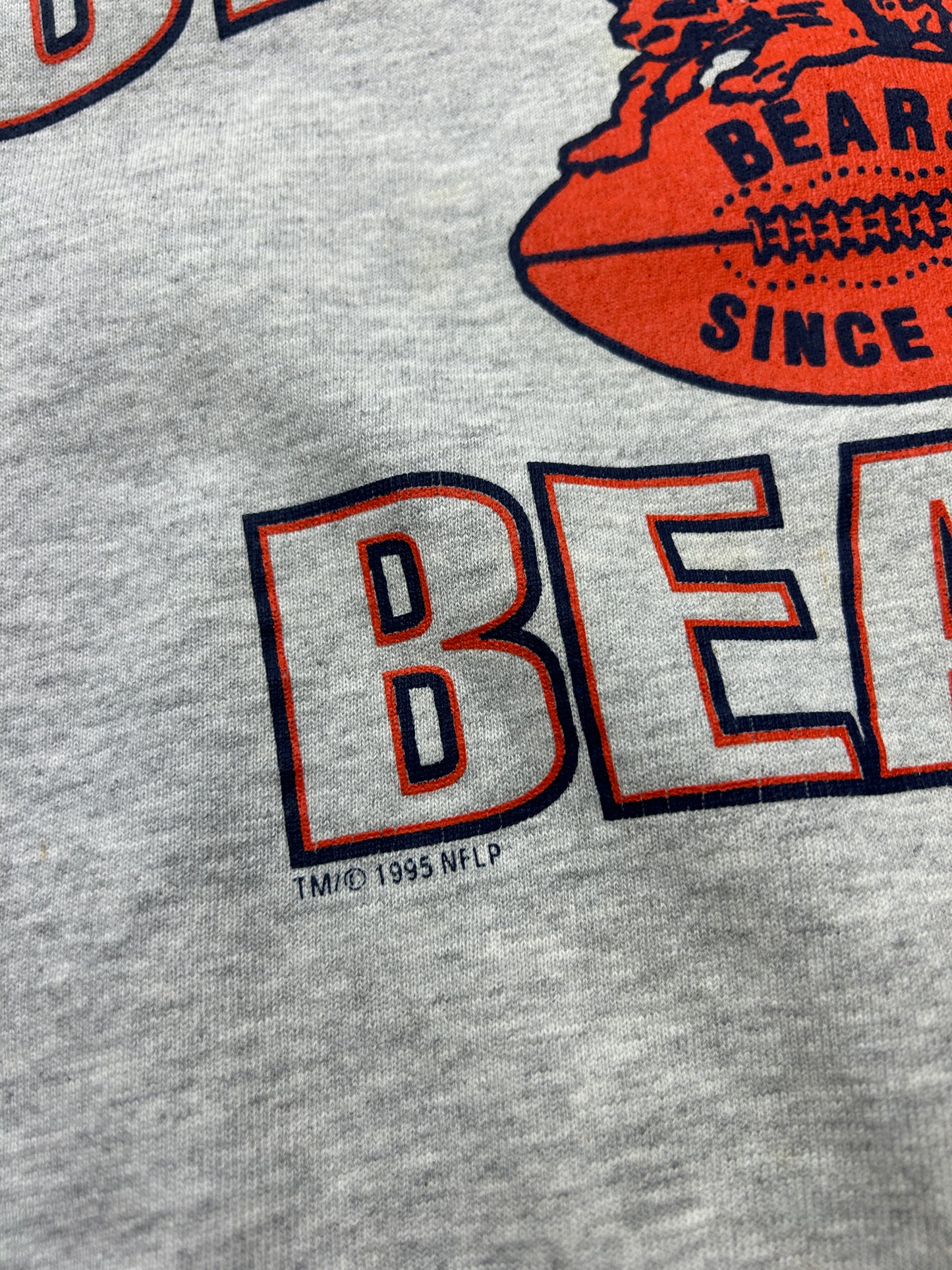Vintage 1995 Champion Chicago Bears NFL Sweatshirt Size XL