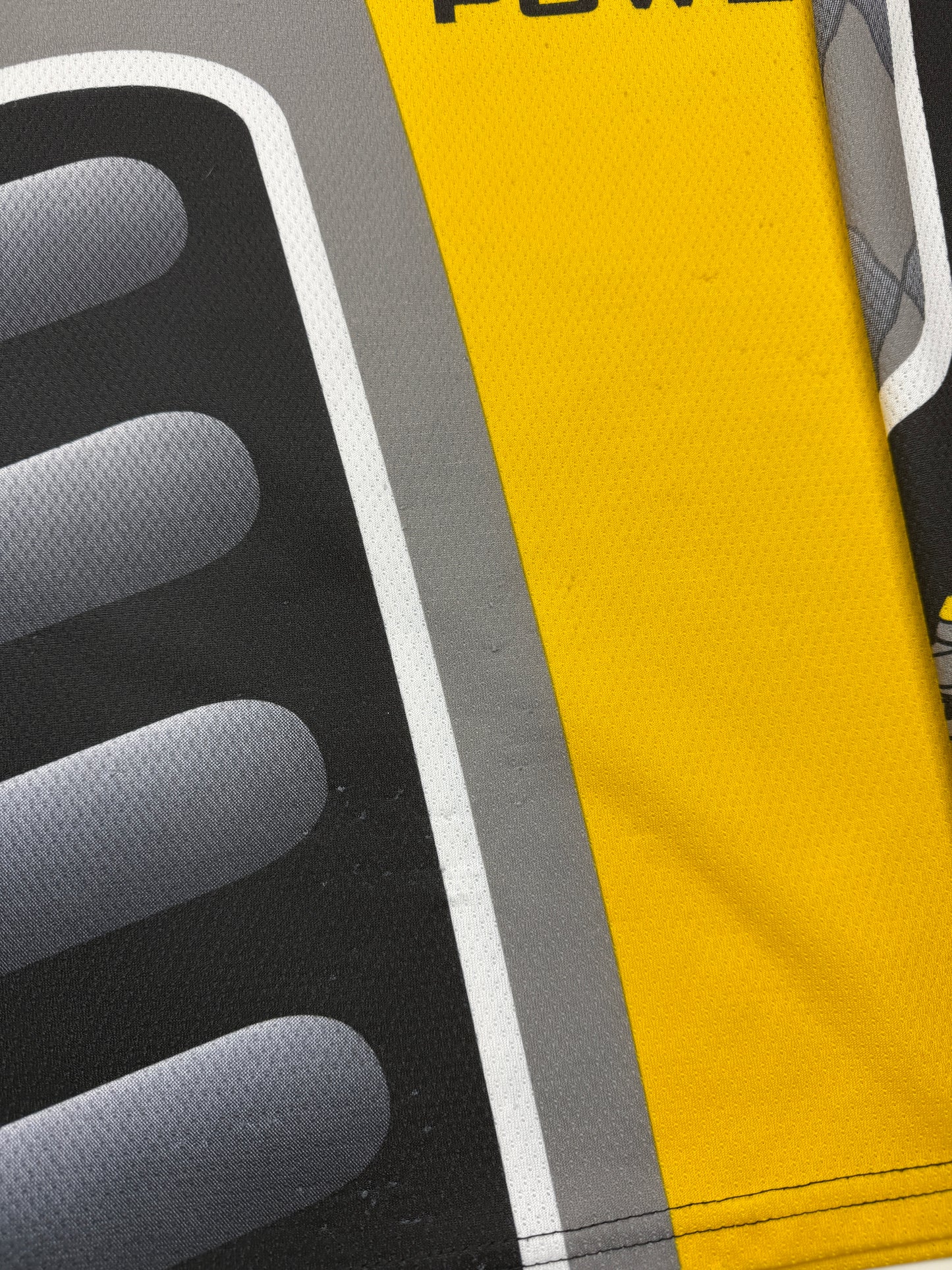 Vintage 90s Ski Doo Racing Rotax Power Snow Gear Jersey Size XL Yellow