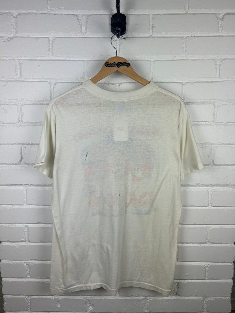 Vintage 1988 Cincinnati Bengals AFC Champs Super Bowl XXIII Salem Caricature T Shirt Size XL 80s