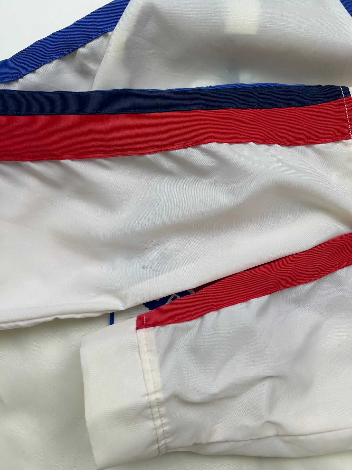 Vintage 80s Swingster Good Year First National City Racing Light Jacket Size L