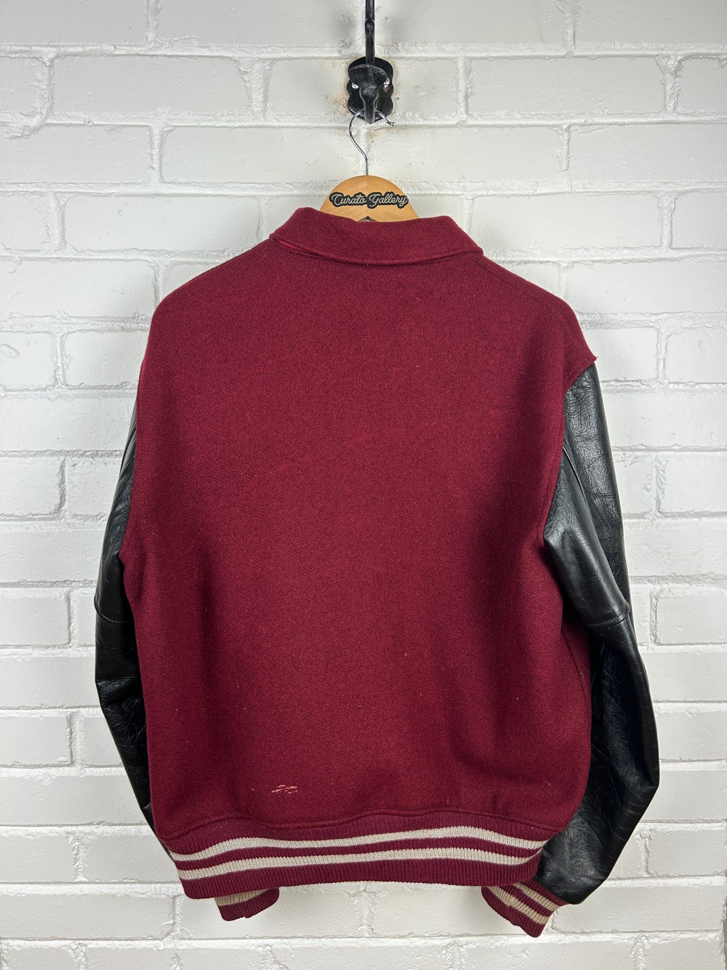 Vintage 80s/90s Reef Duluth Lounge Varsity Letterman Jacket Size L