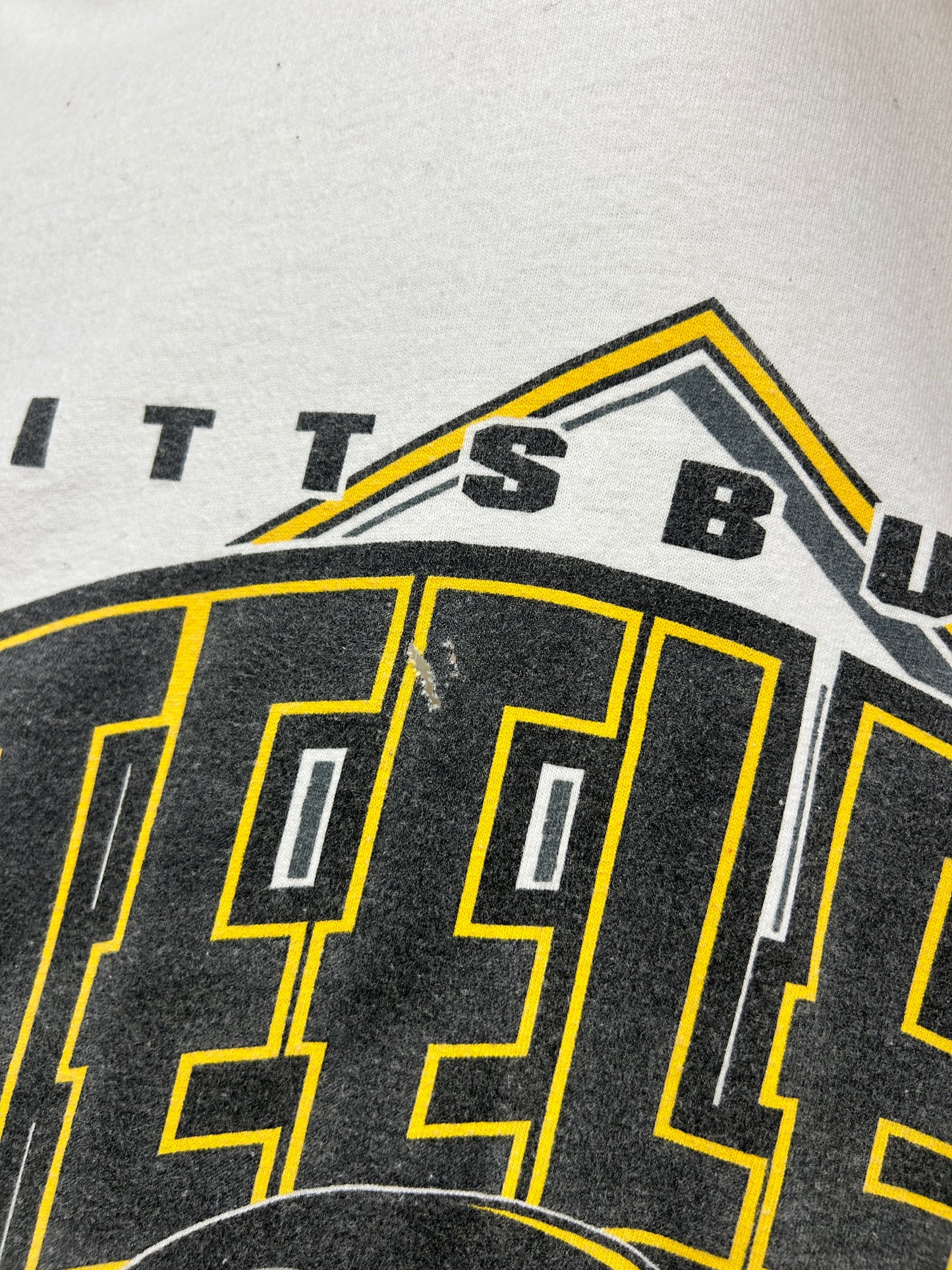 Vintage 90s Pittsburgh Steelers NFL Football Graphic T Shirt Size XL