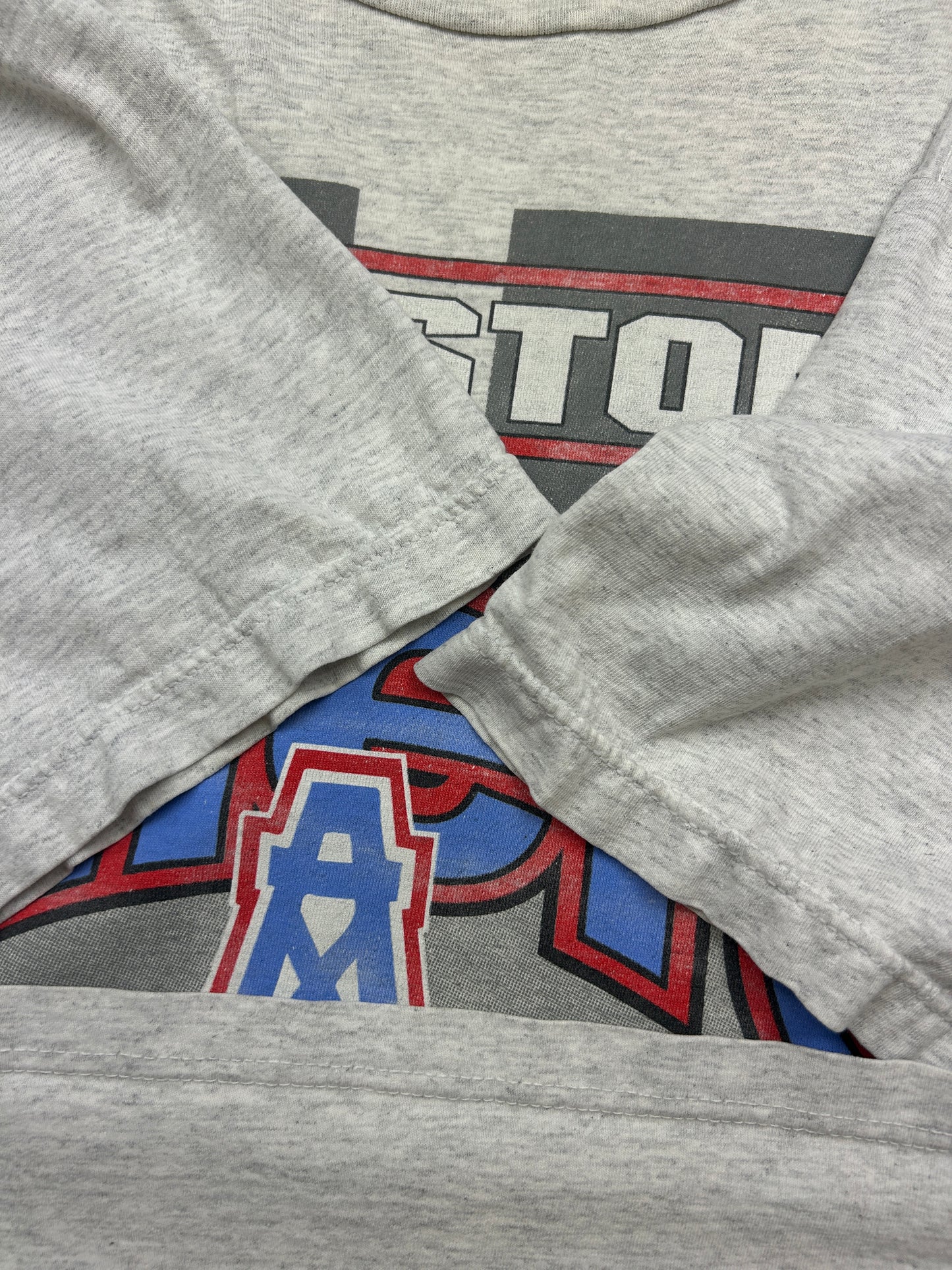 Vintage 1995 Houston Oilers NFL Football Graphic T Shirt Size XL 90s