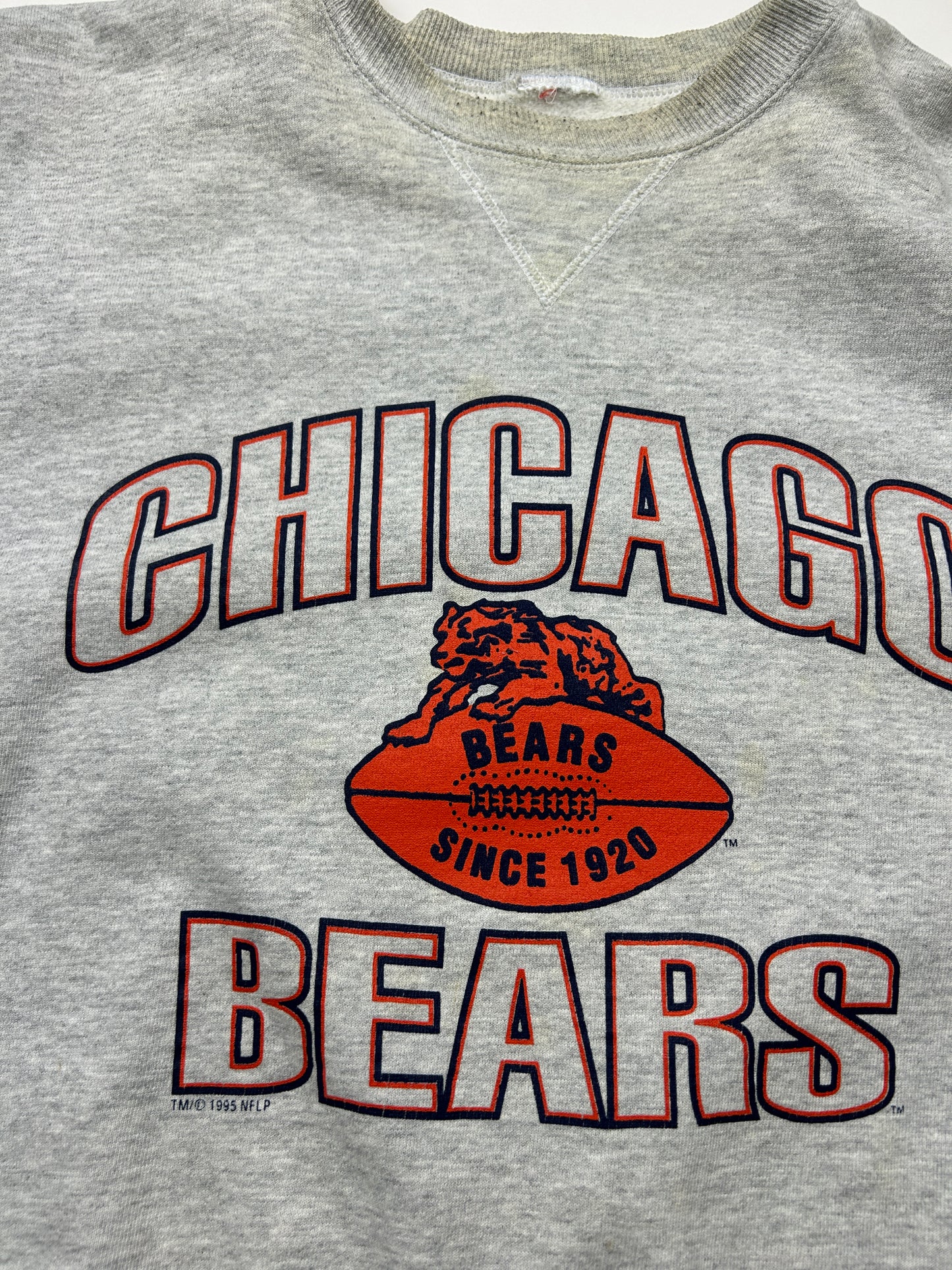 Vintage 1995 Champion Chicago Bears NFL Sweatshirt Size XL