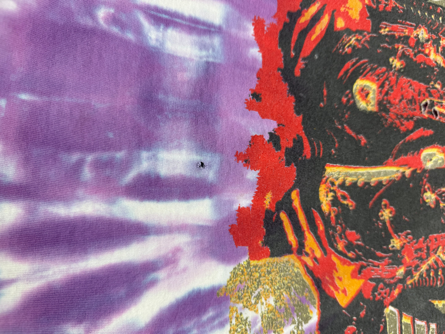 Vintage 1993 Jimi Hendrix On The Road Again Tie-Dye Winterland T Shirt Size XL 90s