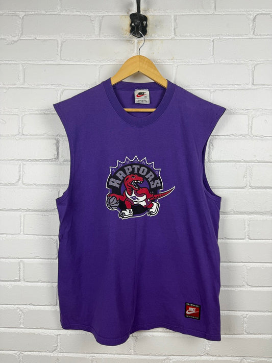 Vintage 90s Toronto Raptors Nike Basketball Tank Top Size M