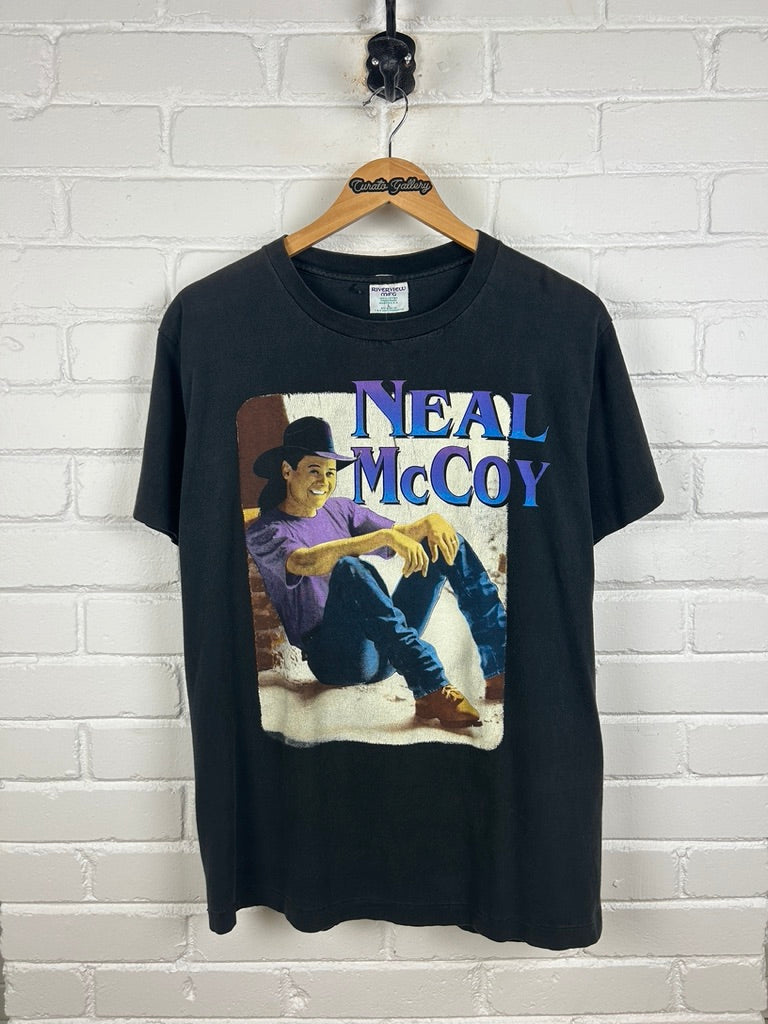 Vintage 90s Neal McCoy They're Playing Our Song Country Music T Shirt Size L