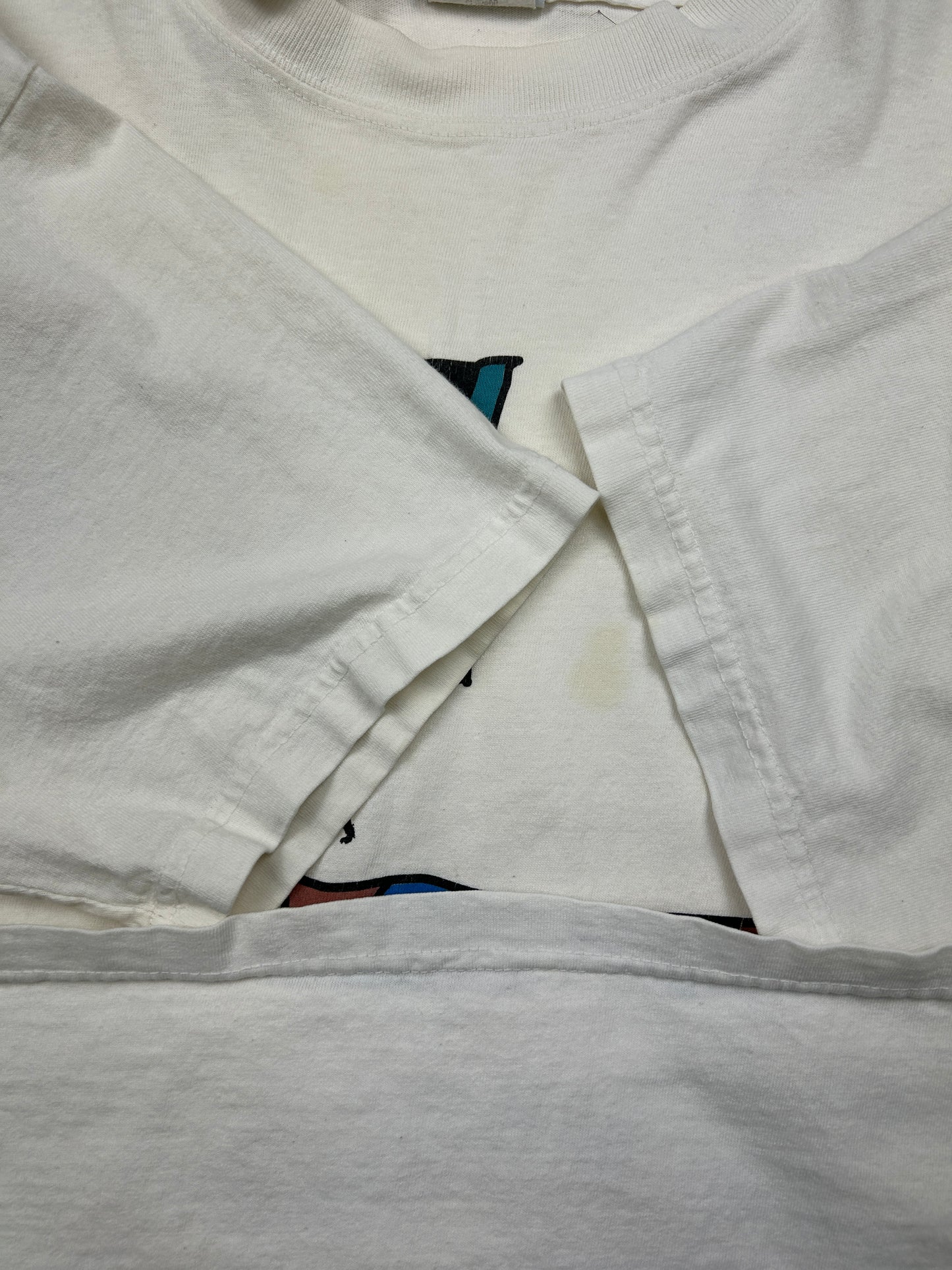 Vintage 90s Disney The Good The Bad The Goofy Mickey Donald Duck T Shirt Size L