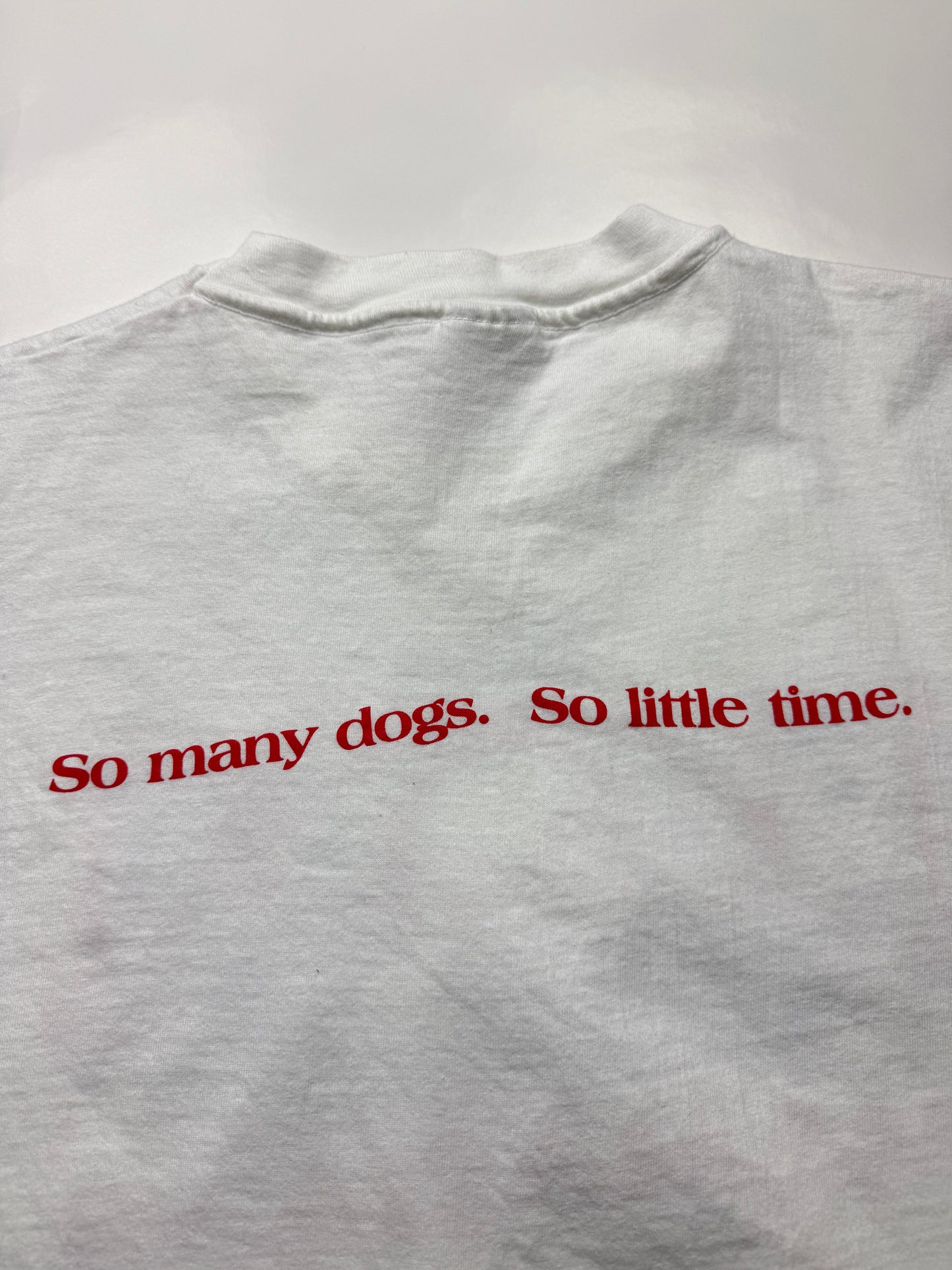 Vintage 1996 101 Dalmatians Disney Cruella So Many Dogs So Little Time Movie Promo T Shirt Size XL