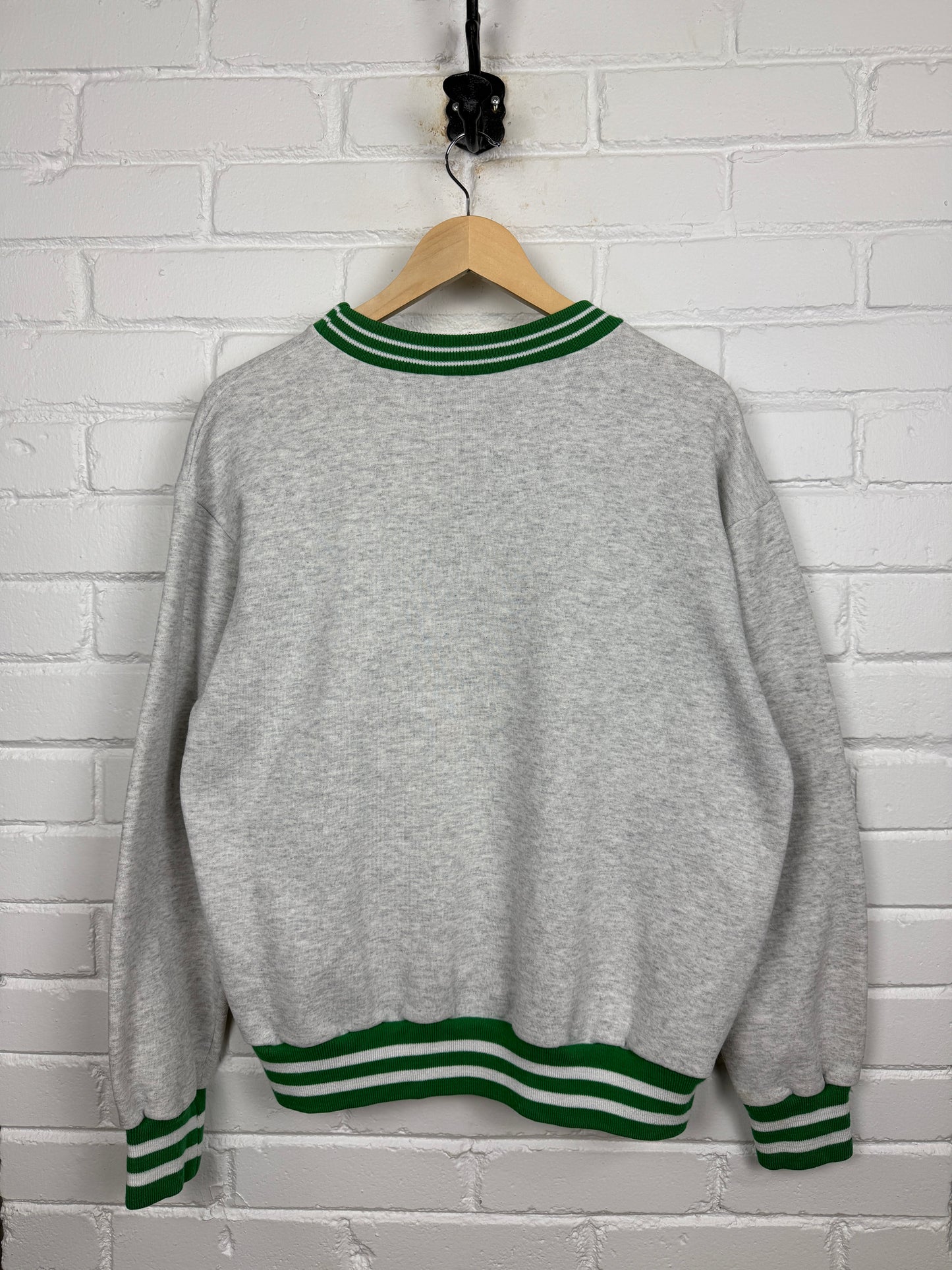 Vintage 90s A Rockets Spaceship Embroidered Sweatshirt Size L
