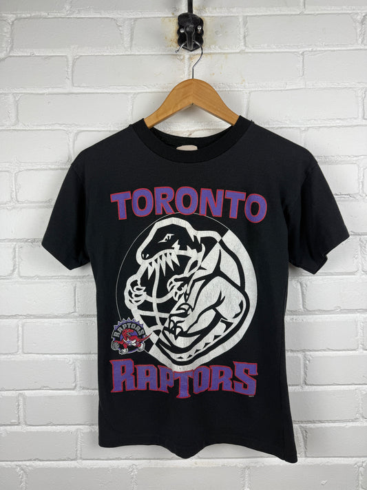 Vintage 90s Toronto Raptors Womens Baby Tee Size Womens M