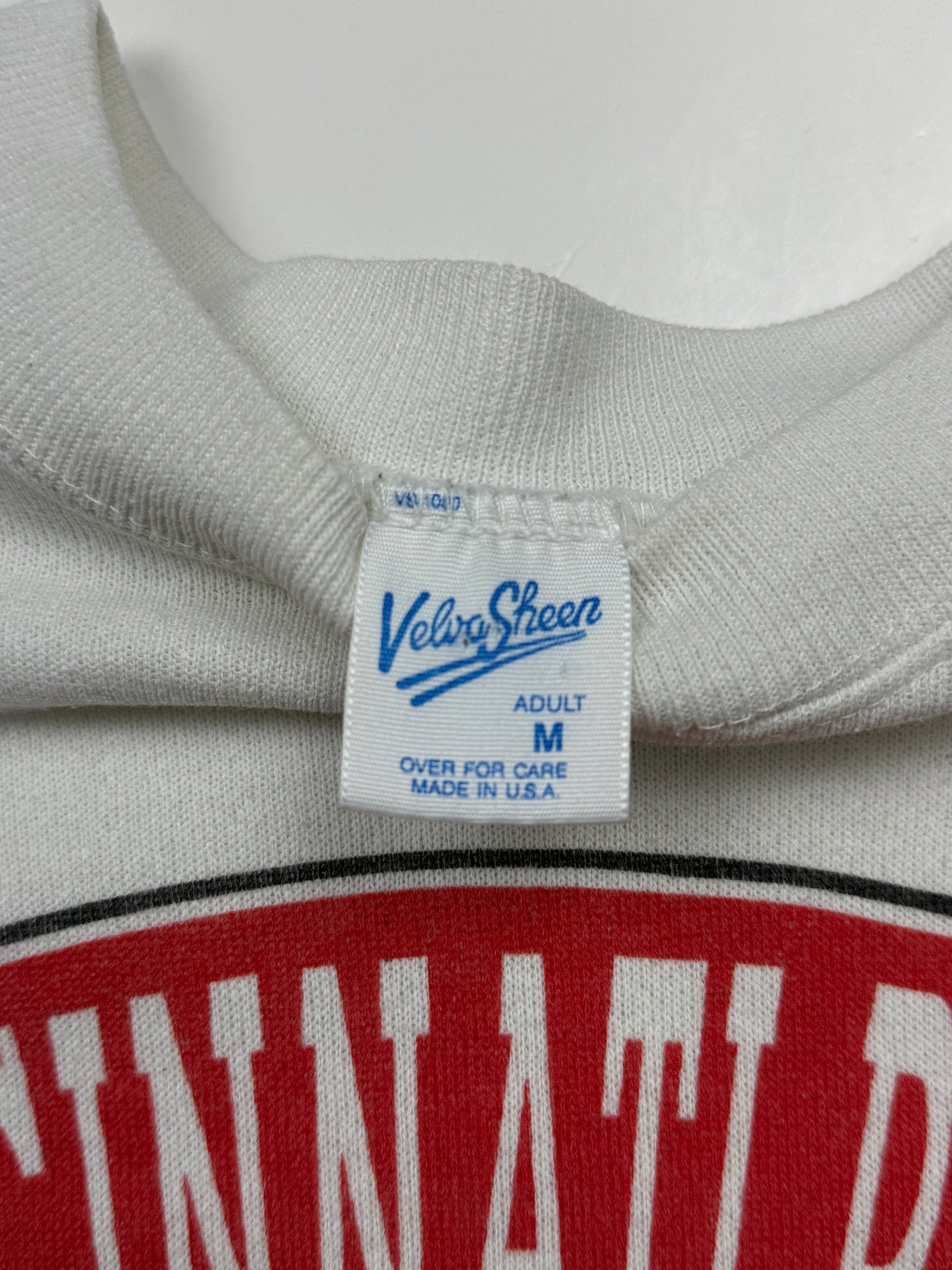 Vintage 1990 Cincinnati Reds Word Series Champs MLB Baseball Sweatshirt Size M 90s