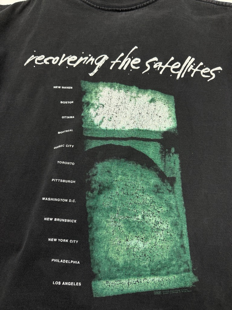 Vintage 1996 The Counting Crows Recovering The Satellites Tour Band Music T Shirt Size XL 90s