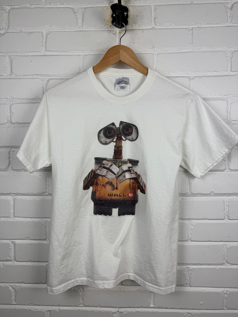 Vintage Wall E Movie Promo Pixar Disney T Shirt Size S