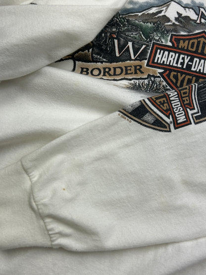 2008 Harley Davidson Border To Border California Long Sleeve T Shirt Size L