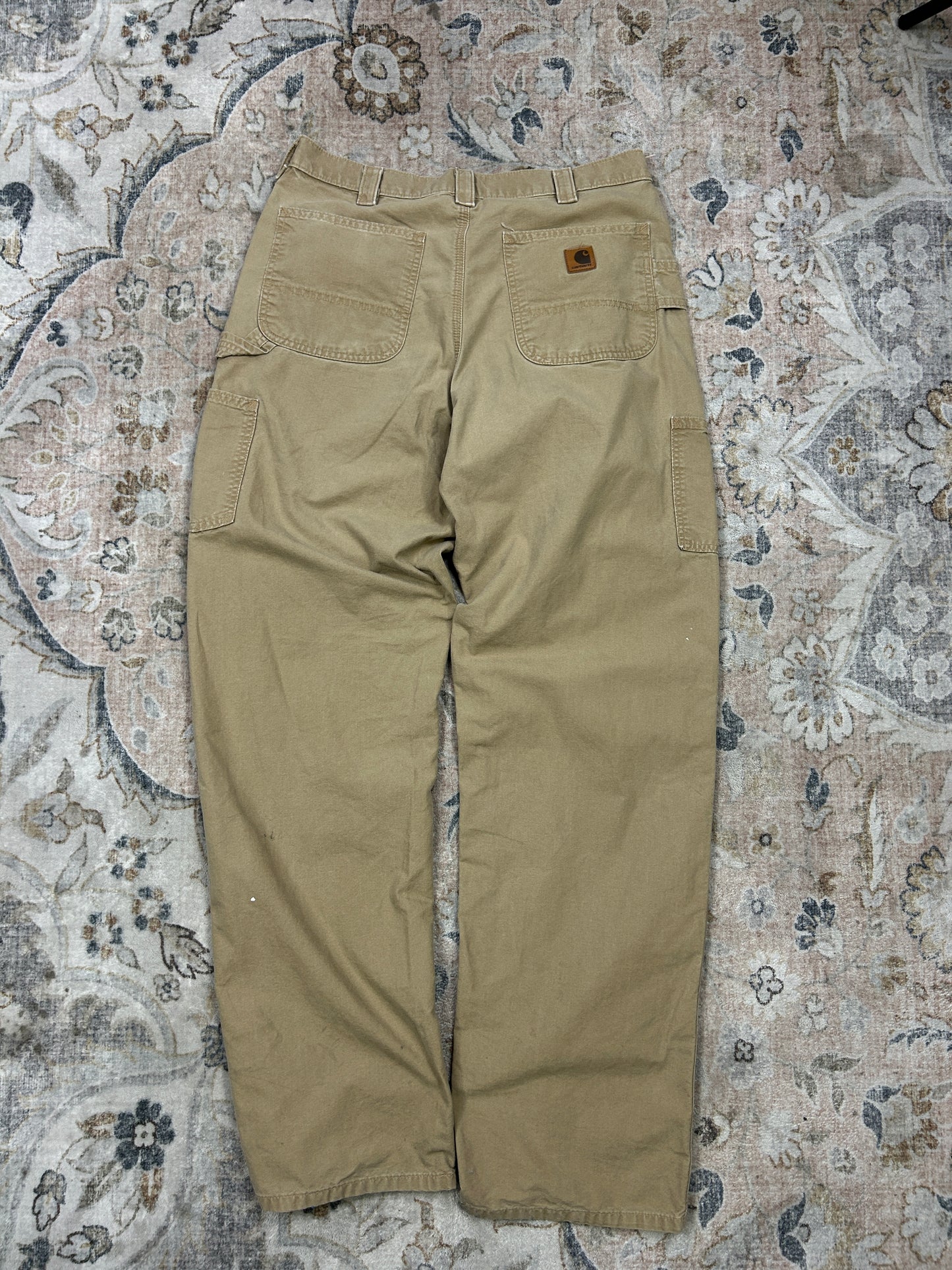 Carhartt Canvas Work Wear Pants Size 35W