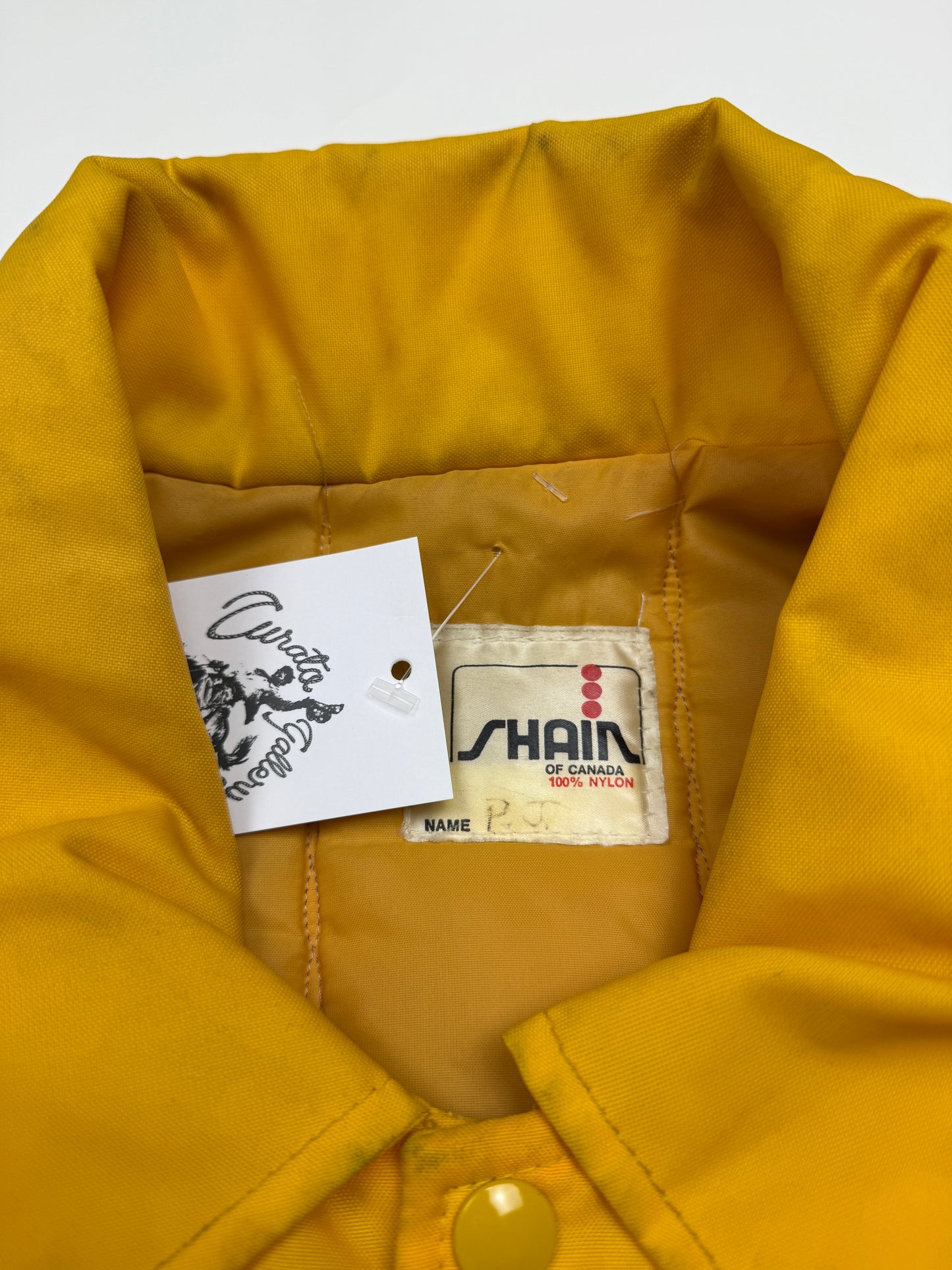 Vintage 80s Hamilton Tiger Cats Insulated Two Tone Bomber Jacket Size L