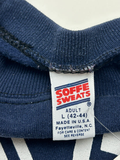 Vintage 80s Navy Blue US Army Graphic Sweatshirt Size L