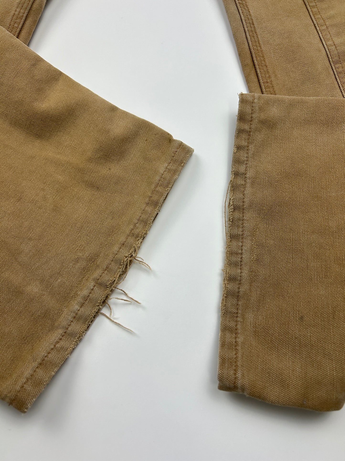 Carhartt Canvas Work-Wear Double Knee Loose Original Fit Pants Size 32W Beige