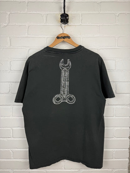 Vintage 90s Tool Undertow Tour Wrench Rock Music Giant T Shirt Size XL