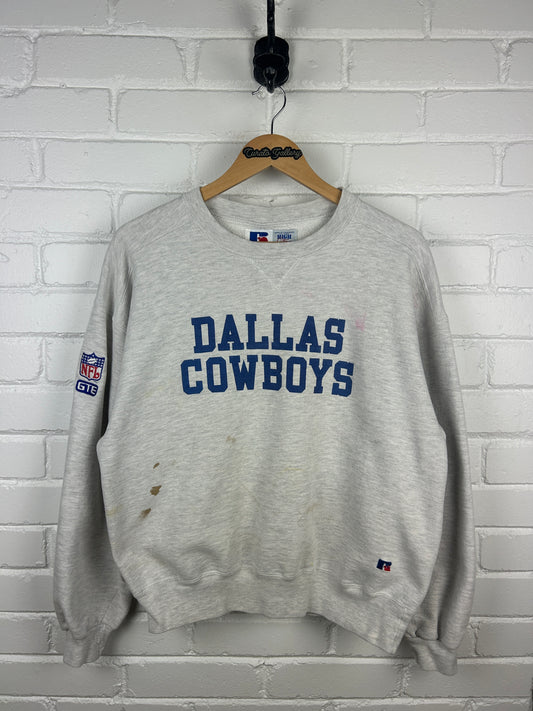 Vintage 90s Dallas Cowboys NFL Football Russell Athletic Size L