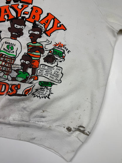 Vintage 80s/90s We Bay Bay Kids We Dont Die We Multiply Rap Hip Hop Sweatshirt Size L