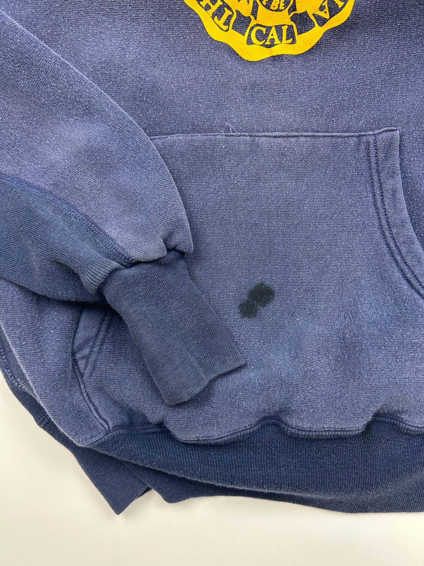 Vintage 80s/90s CAL Berkeley Collegiate Crest Heavy Weight Hooded Sweatshirt Size L