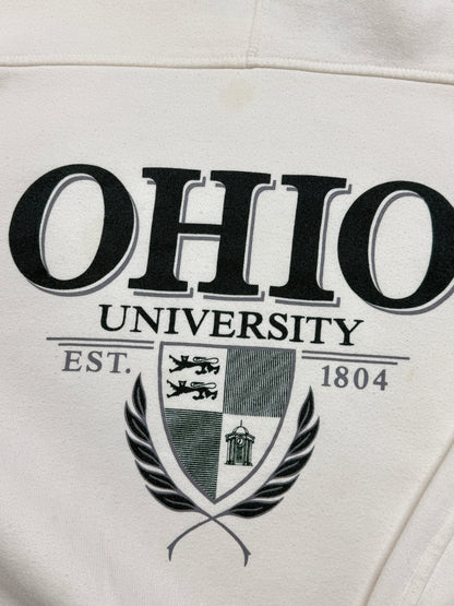 Vintage 90s Ohio University Collegiate Crest Spell Out Crewneck Sweatshirt Size XL