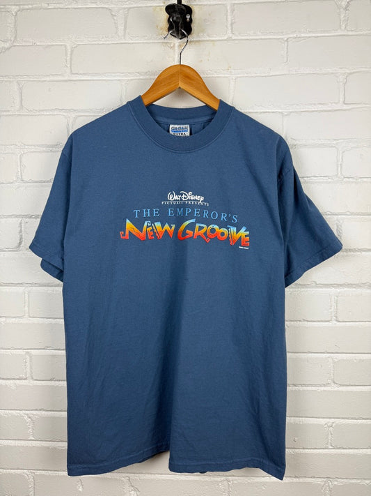 Vintage 2000 Emperors New Groove Disney Movie Promo T Shirt Size L