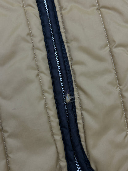 Vintage 80s/90s Insulated Vest Mocha Caramel Size L