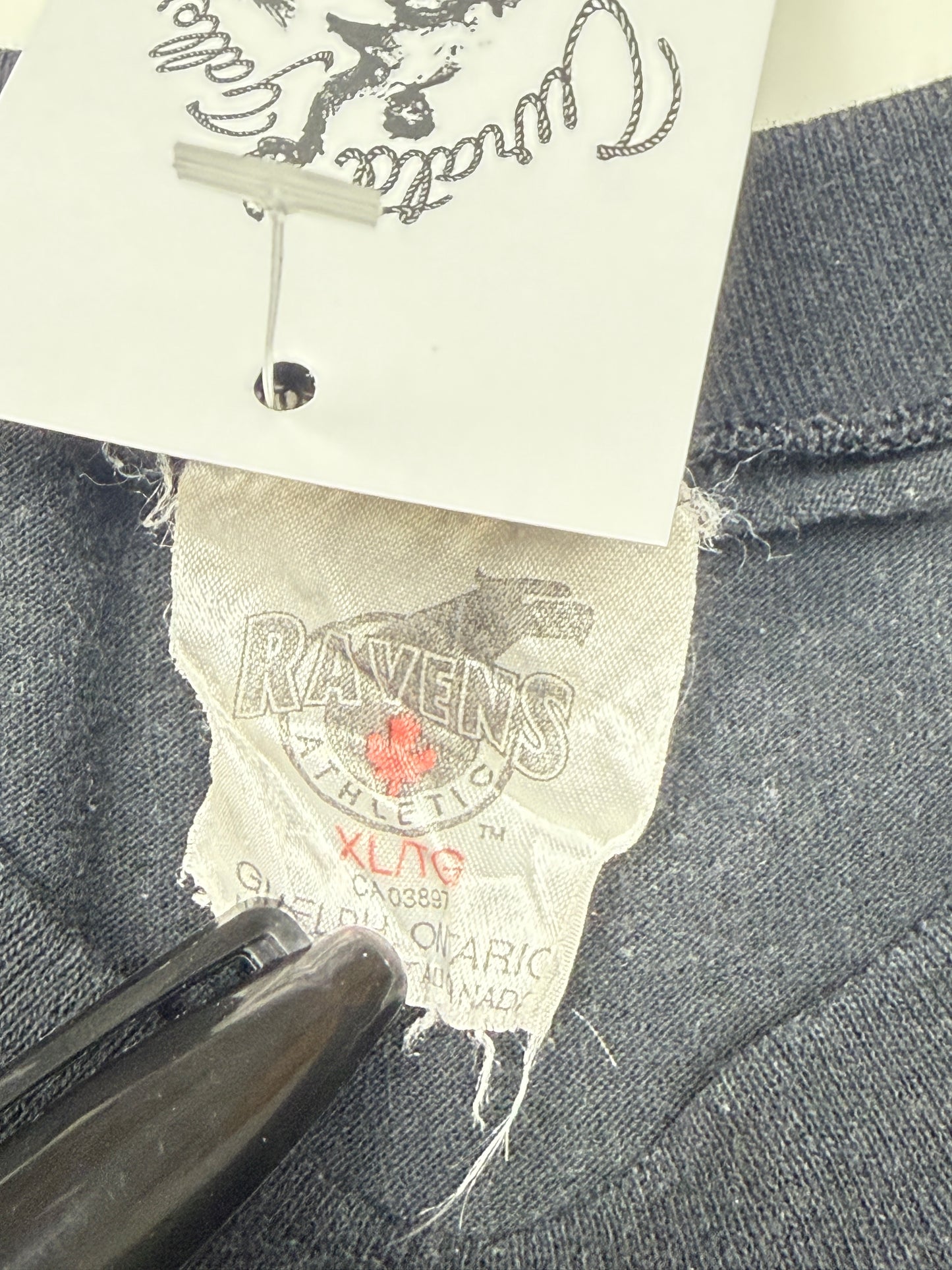 Vintage 90s Vancouver Grizzlies Break Through NBA Ravens Graphic T Shirt Size S