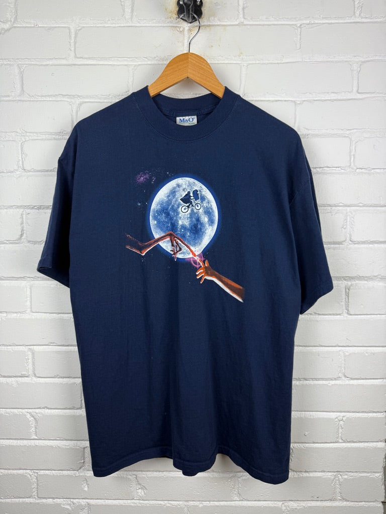 Vintage 2002 ET The Extra Terrestrial Anniversary Movie Promo Steven Spielberg T Shirt Size XL