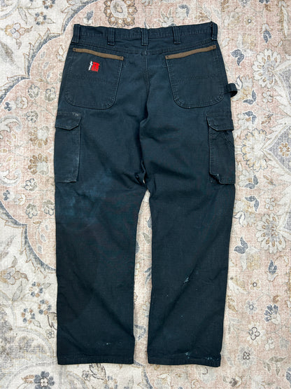 Wrangler Riggs Work Wear Cargo Rip Stop Carpenter Pants Size 36W