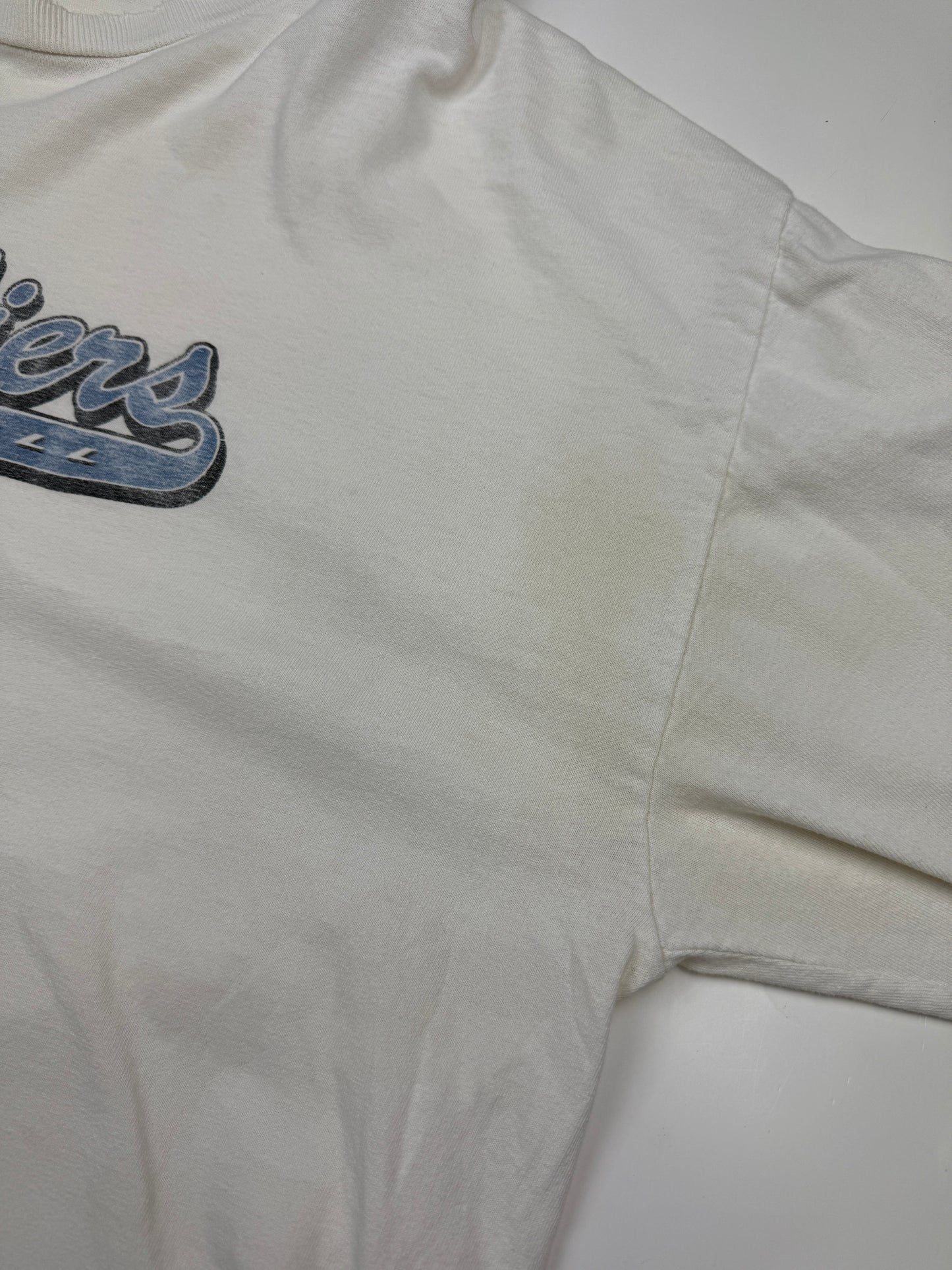 Vintage Cleavland Cavaliers NBA Basketball Script Graphic Long Sleeve T Shirt XL