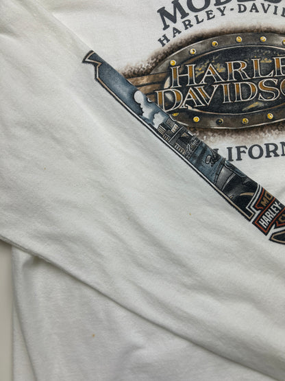 2008 Harley Davidson Border To Border California Long Sleeve T Shirt Size L