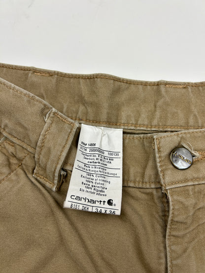 Carhartt Canvas Work Wear Pants Size 35W
