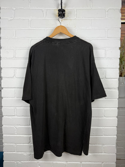 Vintage 1990 Hamilton Tiger Cats Claw Mark Big Graphic Soft Wear T Shirt Size XL