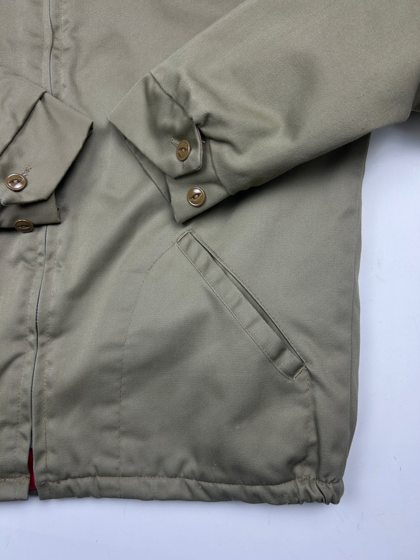 Vintage 80s Mont Gomery Ward Quilted Lined Insulated Cropped Mechanic Style Jacket Size M