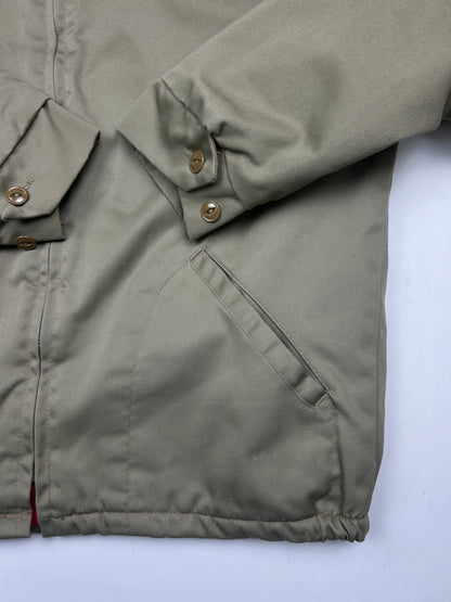 Vintage 80s Mont Gomery Ward Quilted Lined Insulated Cropped Mechanic Style Jacket Size M