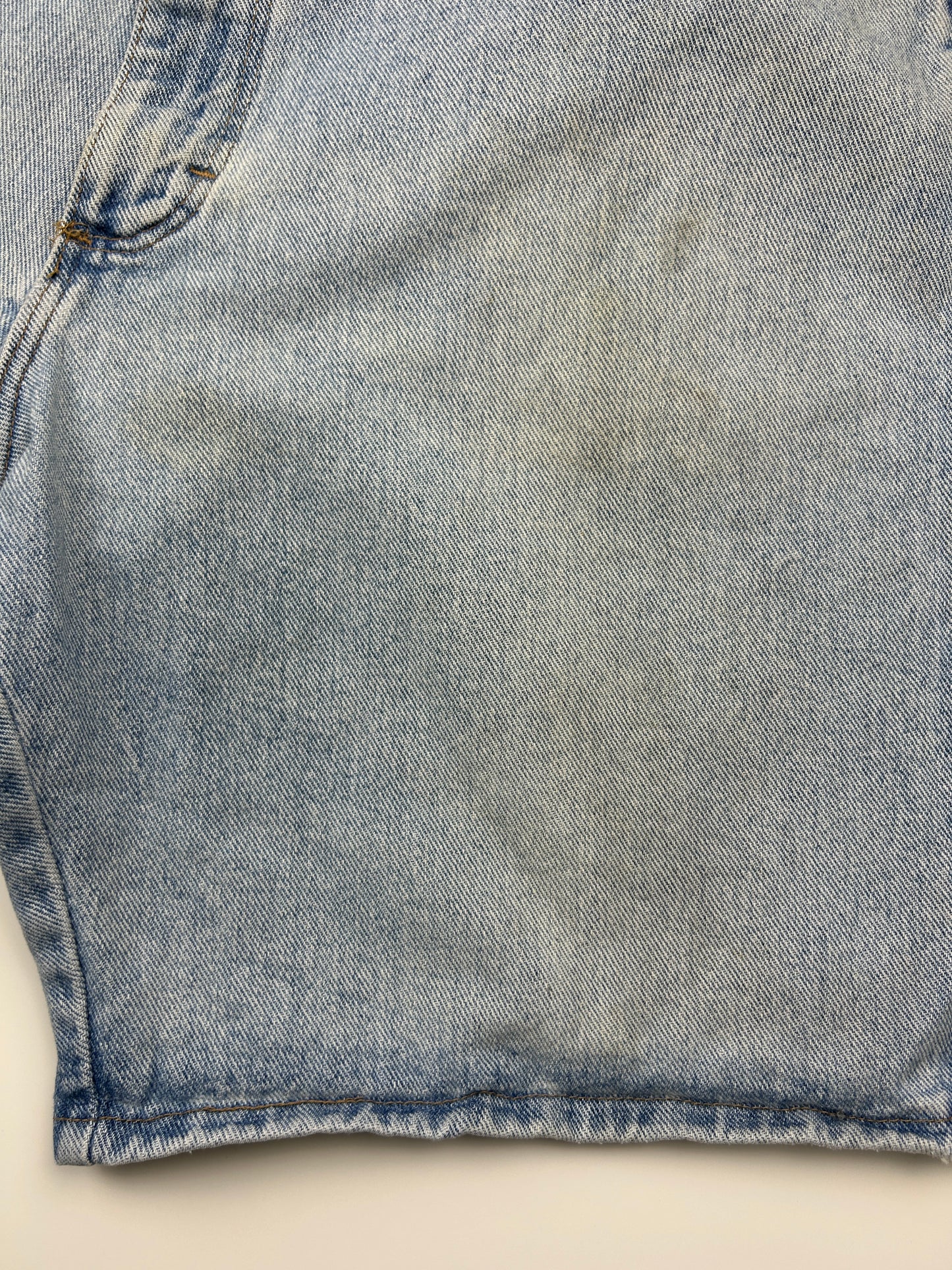 Vintage Wrangler Hero Light Wash Jean Jort Shorts Size 35W