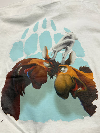 Vintage 2003 Brother Bear Disney Movie Promo T Shirt Size Youth L