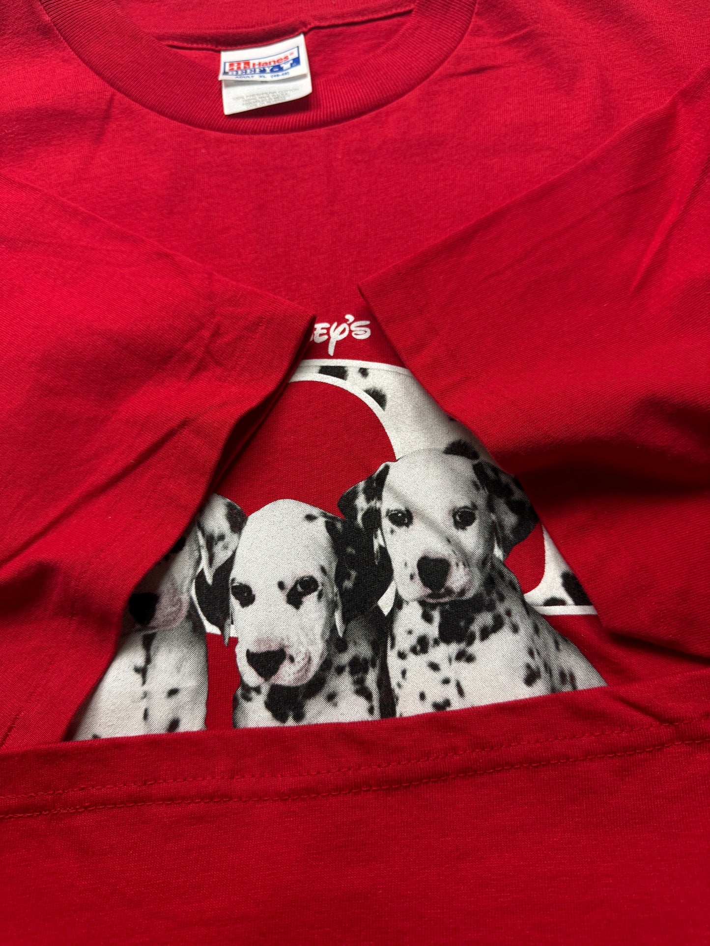 Vintage 1996 101 Dalmatian Disney Movie Promo This Time The Magic Is Real Graphic T Shirt Size XL