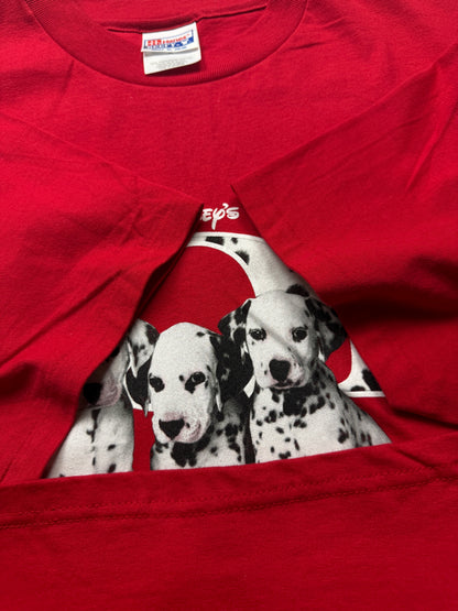Vintage 1996 101 Dalmatian Disney Movie Promo This Time The Magic Is Real Graphic T Shirt Size XL