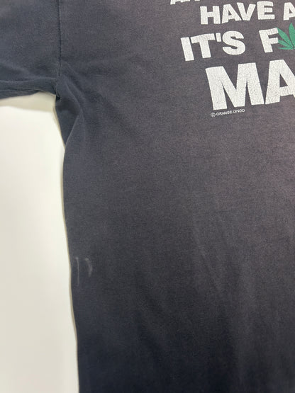 Vintage When Life Gets tough .. Have A Spliff Weed Marijuana Parody Promo T-Shirt Size L