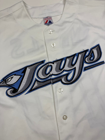 Vintage Vernon Wells Blue Jays Authentic Majestic Authentic Baseball Jersey Size 52