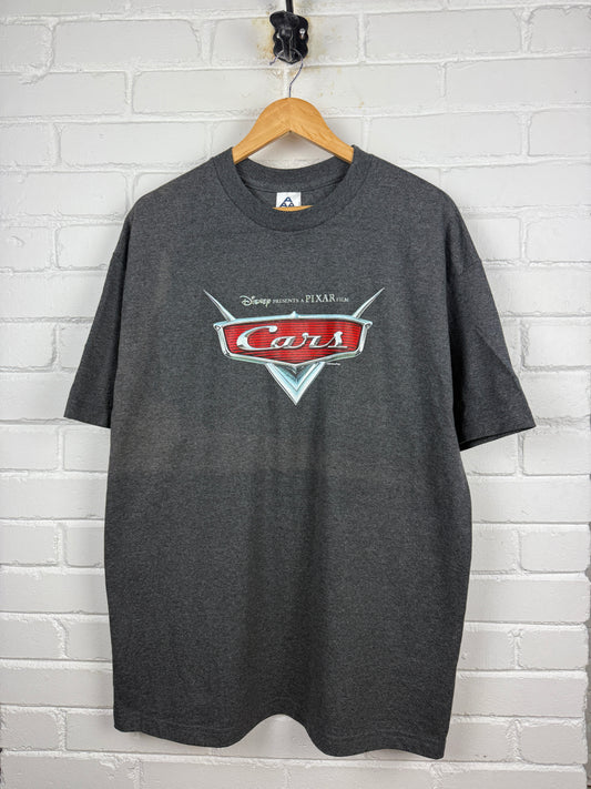 Vintage 2005 Cars Disney Pixar Movie Promo T Shirt Size XL